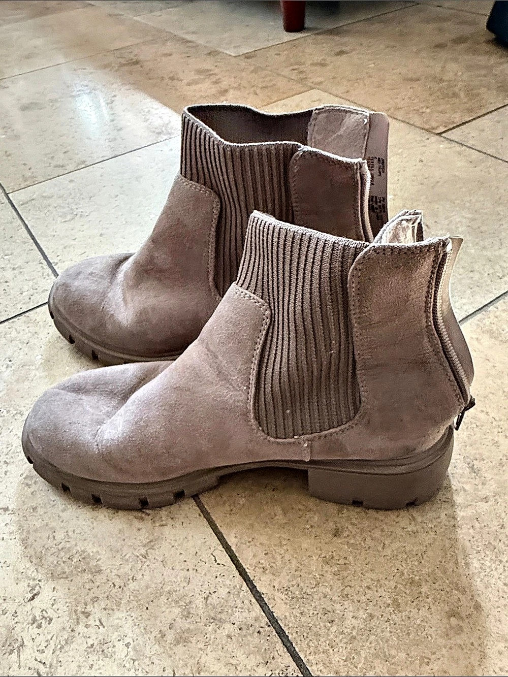 Steve Madden Studded Ankle Boots Brown US 4